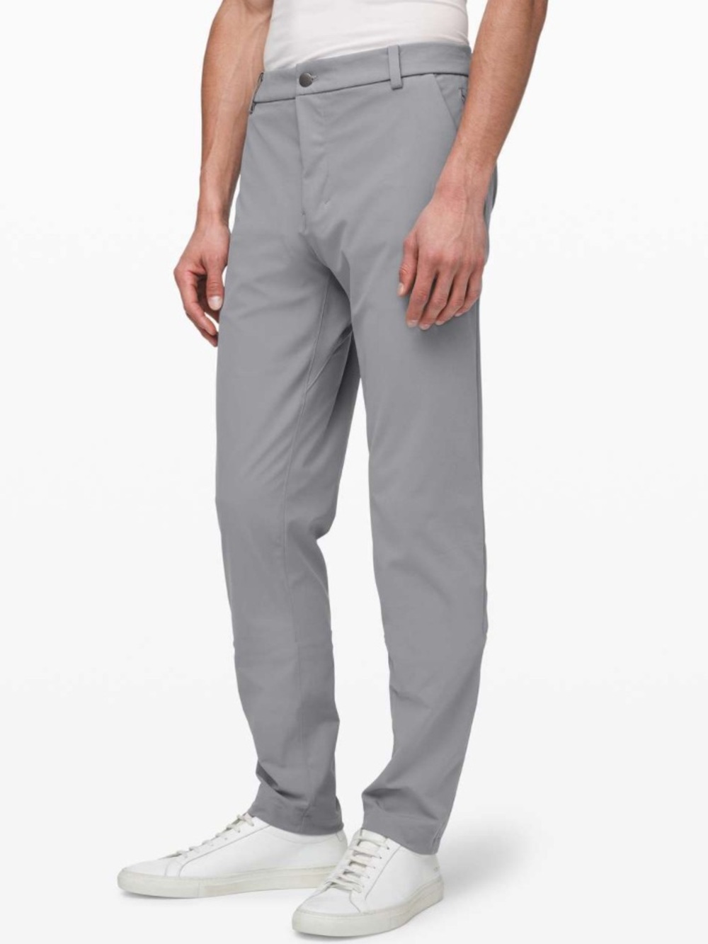 Lululemon Commission Pant Classic *Warpstreme Light Gray size 34W 28L